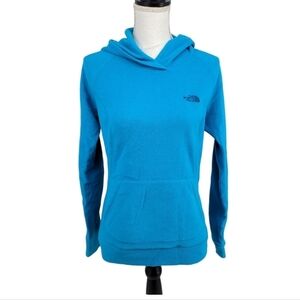 THE NORTH FACE  Womens Polartec Electric Blue Fleece Hoodie Size M